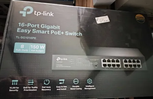 Switch TP-Link 16 Ports *Gigabit+08 POE* TL-SG1016PE Rackable