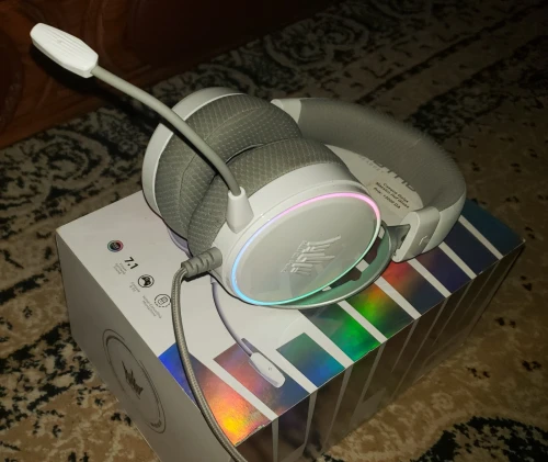 Casque Gaming 7.1 RGB White Maestro Hall of fame