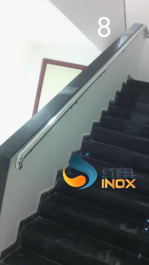 rampe d'escalier en inox