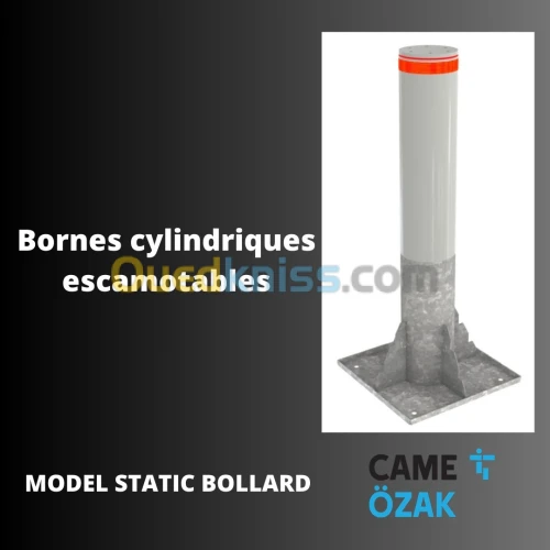  bornes cylindriques escamotables MODEL STATIC BOLLARD