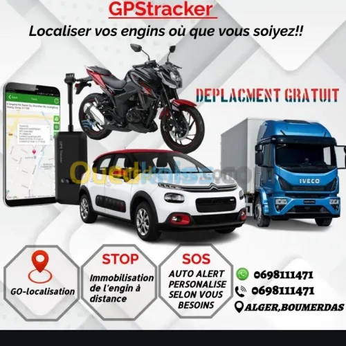Gps tracker gps traceur , géolocalisation de vehicule , جهاز تتبع و تعقب السيارات عن بعد