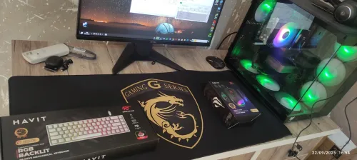 Pc Gaming gamer+Ecro msi 180Ghz+Cambo mouse mouse ms900+KEYBOARD HAVIT KB881L RGB+ CASIC+MOUSEBAD