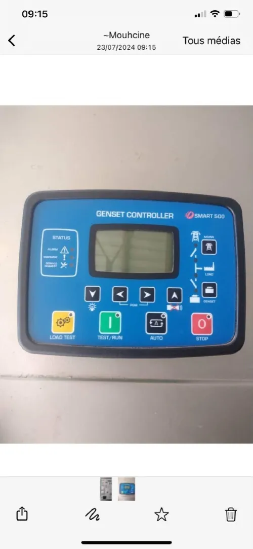 AVR et ATS pour groupe électrogène 