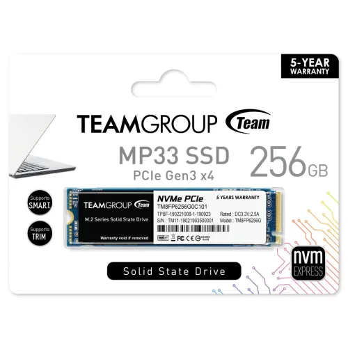 SSD TEAMGROUP MP33 M.2 NVME 256GB