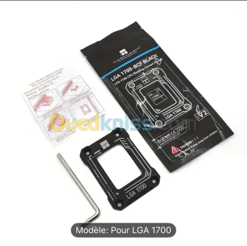 Thermalright cadre de contact cpu lga 1700 (amélioration du refroidissement) sans pâte thermique 