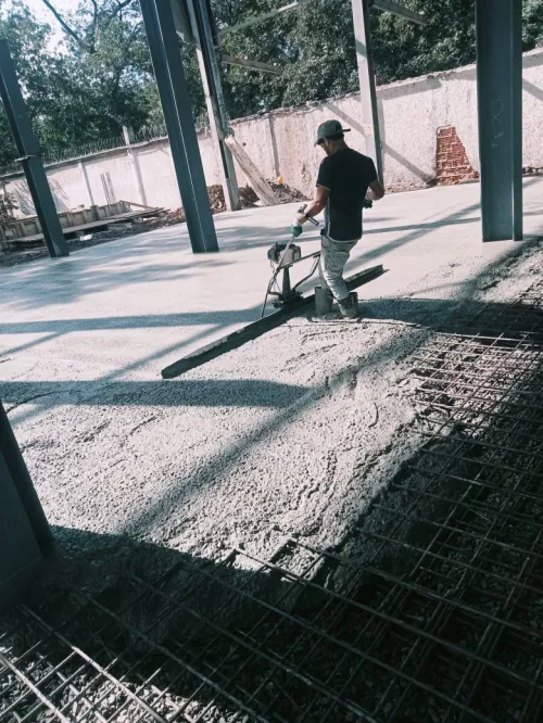 Dallage  beton imprimer