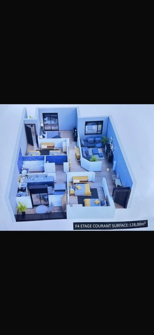 Vente Appartement F4 Alger Bordj el bahri