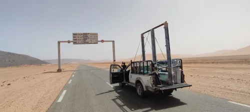 Porte blinde aluminium Série 75000 avec lecteur cib 