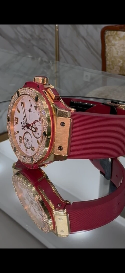 Hublot or et diamants