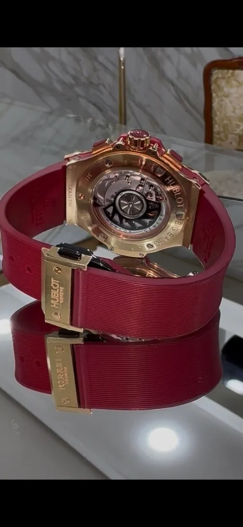 Hublot or et diamants