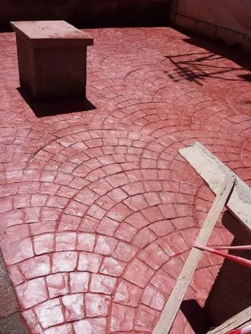 Béton imprimé décoratifs 