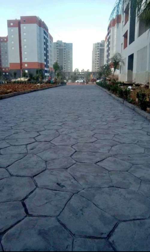 Béton imprimé décoratifs professionnel 