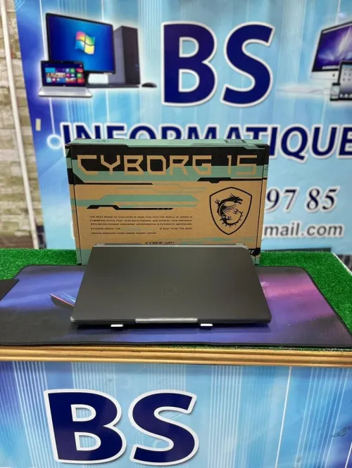 MSI cyborg i513420H RAM 16GB 512SSD RTX 3050 6GB écran 15.6144hz+ JAMAIS UTILISÉ SOUS EMBALLAGE 