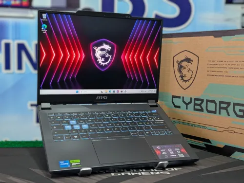 MSI CYBORG 14 I5 13420H 16GO RAM 512SSD 15.6 FHD 144HZ RTX 4050 06 GO JAMAIS UTILISÉ 