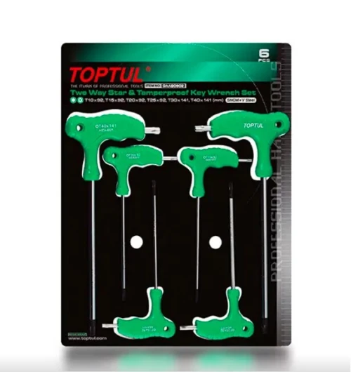 Jeu de 6 clés torx à poignée GAAS0602 toptul