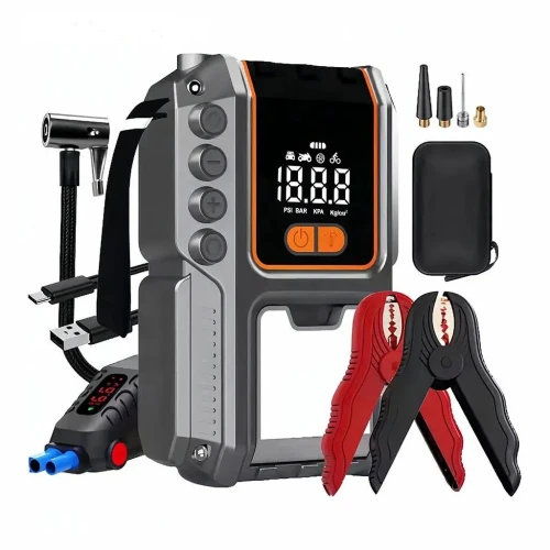 Booster batterie 23800mAh et compresseur 150psi avec lamp torche