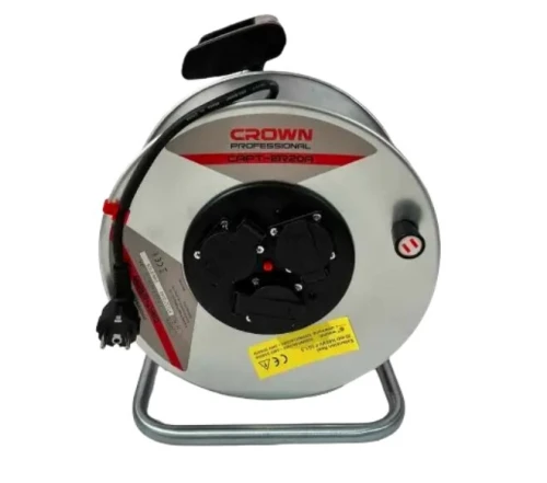 Enrouleur Électrique professionnel 3 prises 30M 2.5mm CAPT-ER30B  CROWN