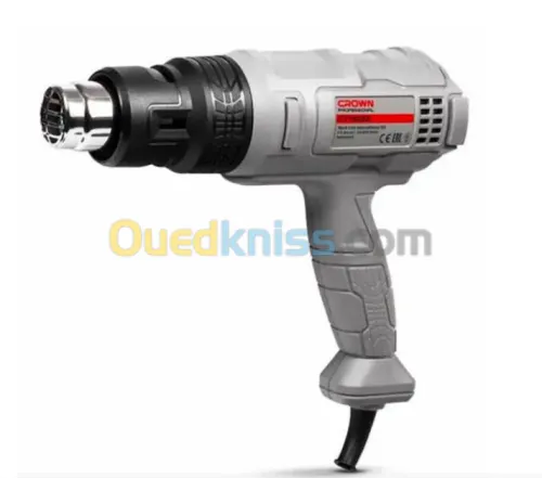 Pistolet air chaud décapeur thermique 1800W ct19022  CROWN