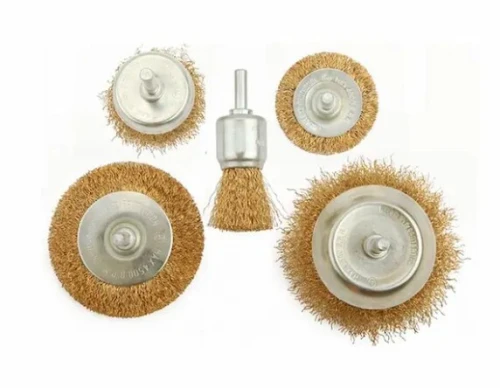 Ensemble de 5 brosses métalliques (industrielles) 77552 TOLSEN