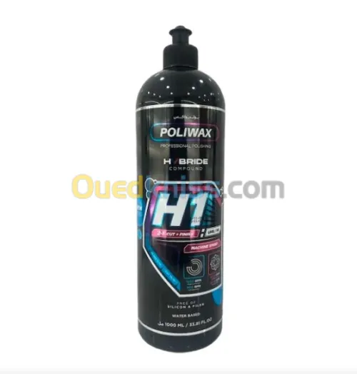 Produit pour polissage / lustrage auto H1 (UHS & HS) / H2 (HS & MS) (H1/H2) 250ml POLIWAX