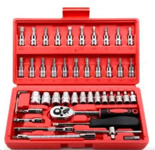 Caisse à outils 46PCS avec cliquet  DIVERS