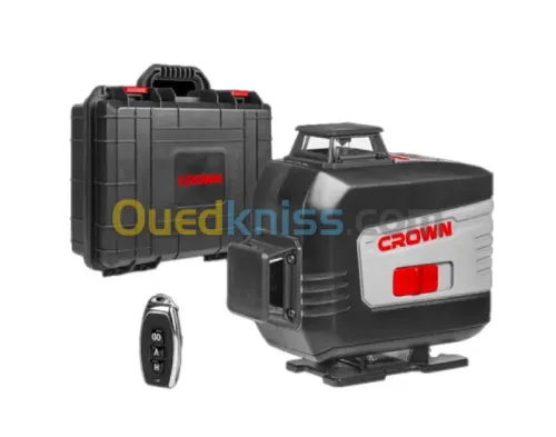 Niveau laser 4x360 4D 30m avec télécommande CT44091-R  CROWN