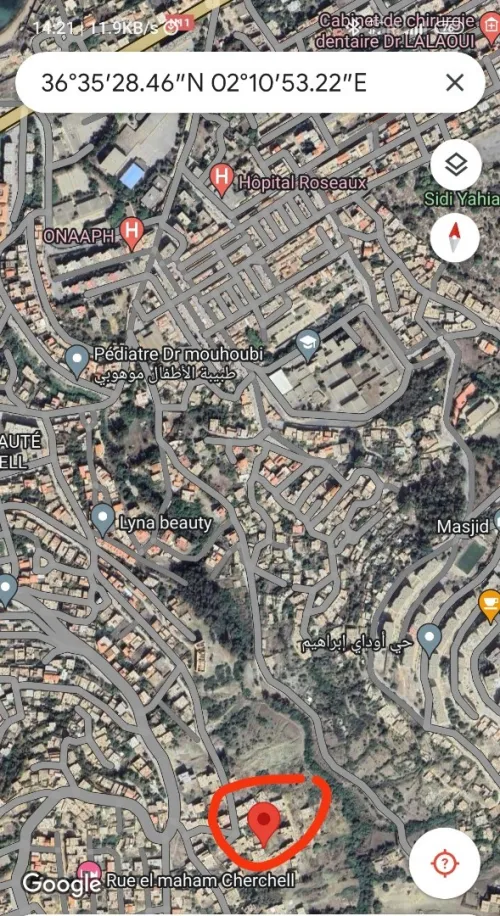 Vente Terrain Tipaza Cherchell