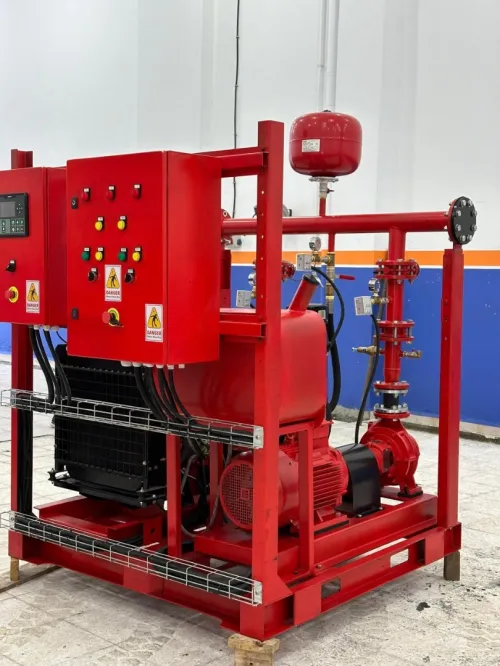 GROUPE ANTI-INCENDIE (FIRE SKID). / MOTO POMPE ANTI-INCENDIE