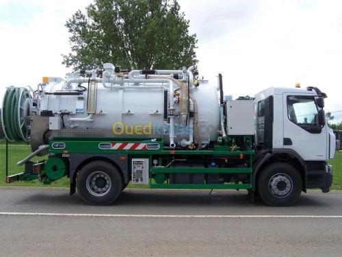 Service débouchage canalisation et vidange des fosses septiques 