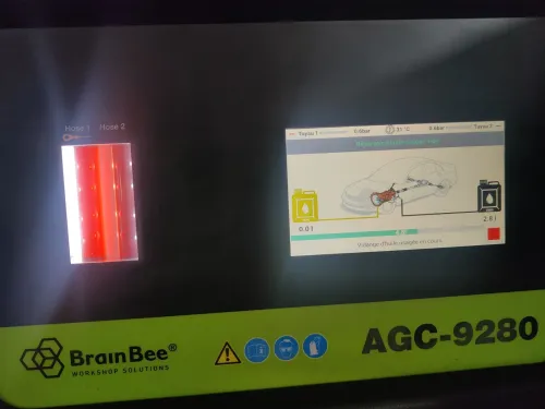 Vidange de Boite vitesse automatique_ Avec Machine BrainBee - MAHLE AGC 9280
