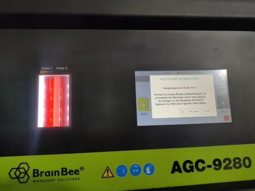 Vidange de Boite vitesse automatique_ Avec Machine BrainBee - MAHLE AGC 9280