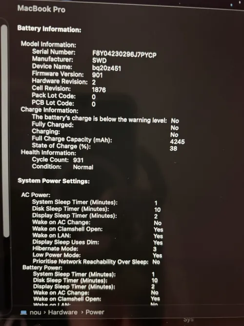 MacBook Pro 13-inch, 2020, 4 Thunderbolts, 3 ports, Touchpad, 16GB/1Tb
