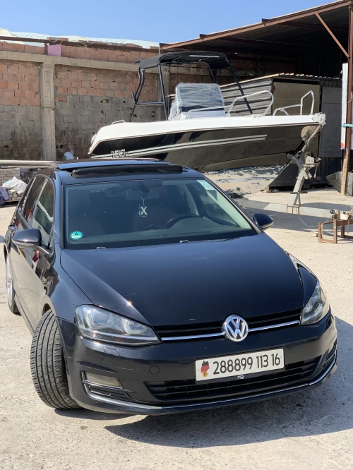 Volkswagen Golf 7 2013 Carat plus bleu mention