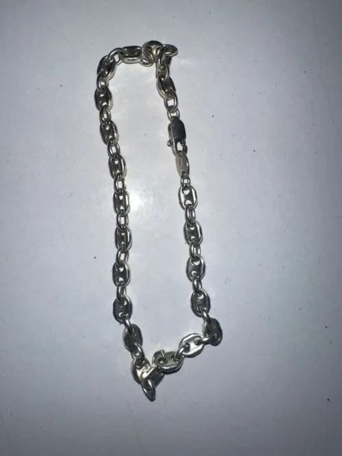 Collier + Gourmette Grain de Café Italy 925 ( 25G )