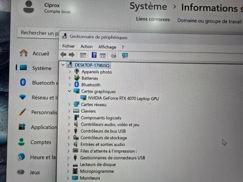 LENOVO LEGION I7 13EME RTX 4070