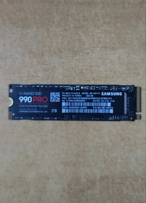 Samsung 990 Pro 2tb No Box Made in Korea Original