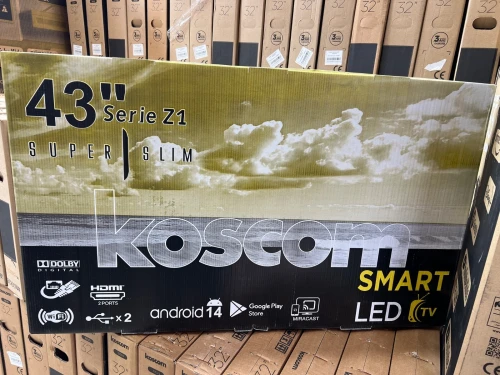 Promo TV KOSCOM 43 pouces android14 Smart 29900 da