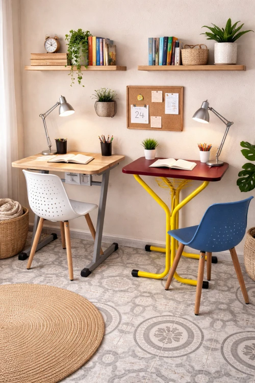 Fabrication de tables scolaires