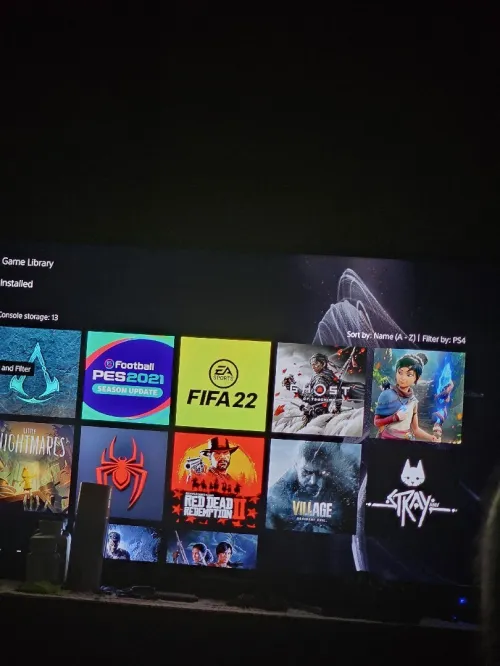 Ps5 slim 1t flaché 15 jeux installés