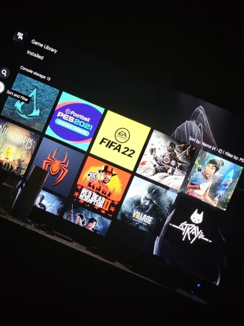 Ps5 slim 1t flaché 15 jeux installés