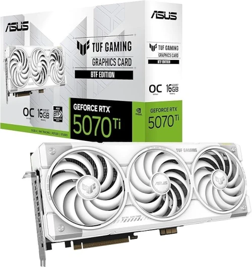 ASUS TUF Gaming GeForce RT 5070 Ti 16GB GDDR7 White OC Edition