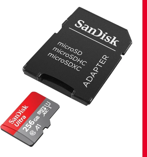 SanDisk Ultra microSDXC + adaptateur SD 256 Go