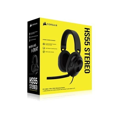 Micro-casque Gaming Corsair HS55 Stéréo Noir