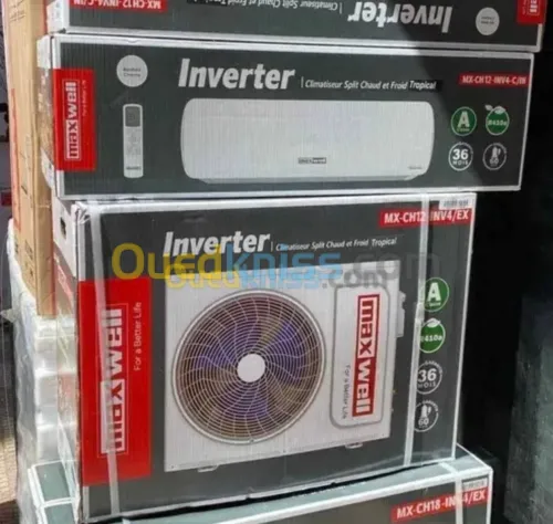 CLIMATISEURS MAXWELL Tropical inverter 9000, 12000 et 18000 BTU 