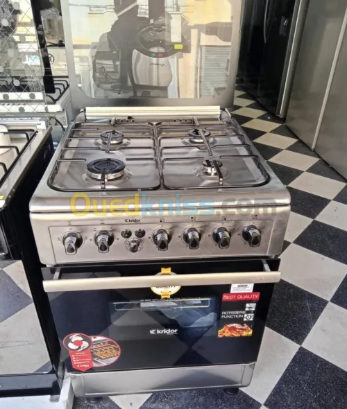 Kridor Electronics Cuisinière à Gaz avec 4 Brûleurs