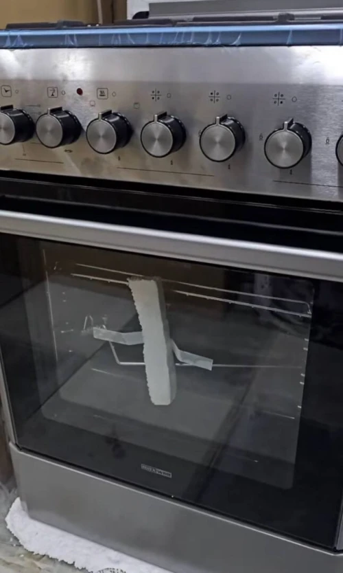 CUISINIÈRE MAXWELL 4 feux 60 cm inox ventilée Catalysée