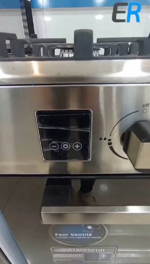 Cuisinière perfetta inox Ventilée 4 feux et 5 feux 