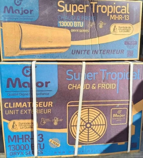 CLIMATISEUR SUPER TROPICAL MAJOR CARA 13000 BTU