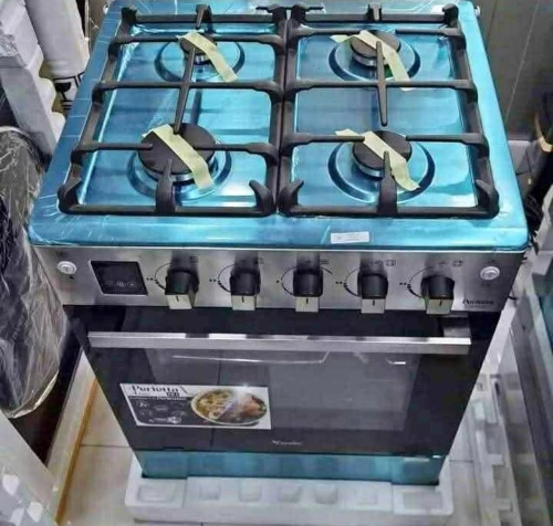 Cuisinière perfetta inox Ventilée 4 feux et 5 feux 