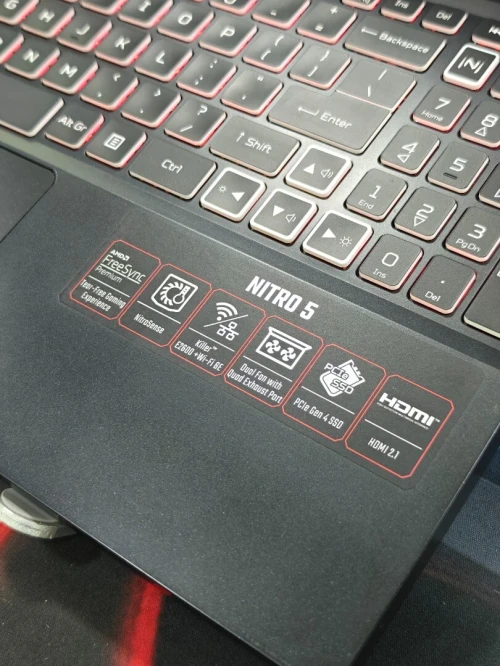 ACER NITRO 5 AMD RYZEN 7 6800H 16GB 512GB SSD NVME 15,6 FULLHD IPS 165Hz NVIDIA RTX 3060 6GB